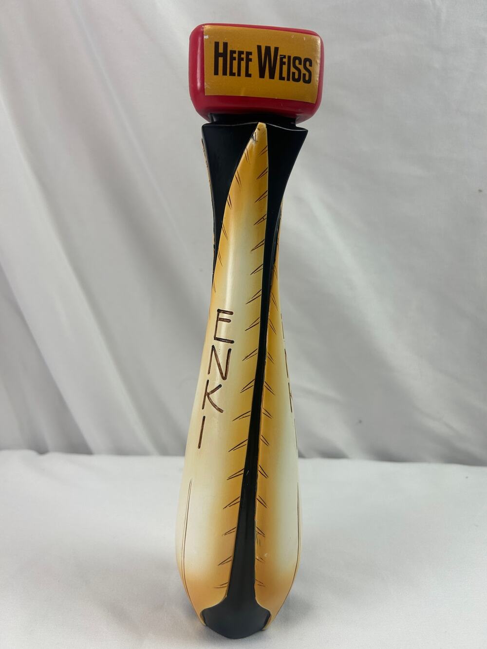 ENKI Hootenanny Hefe Weiss Beer Tap Handle Minnesota Brewing 10.5in Wheat Ale